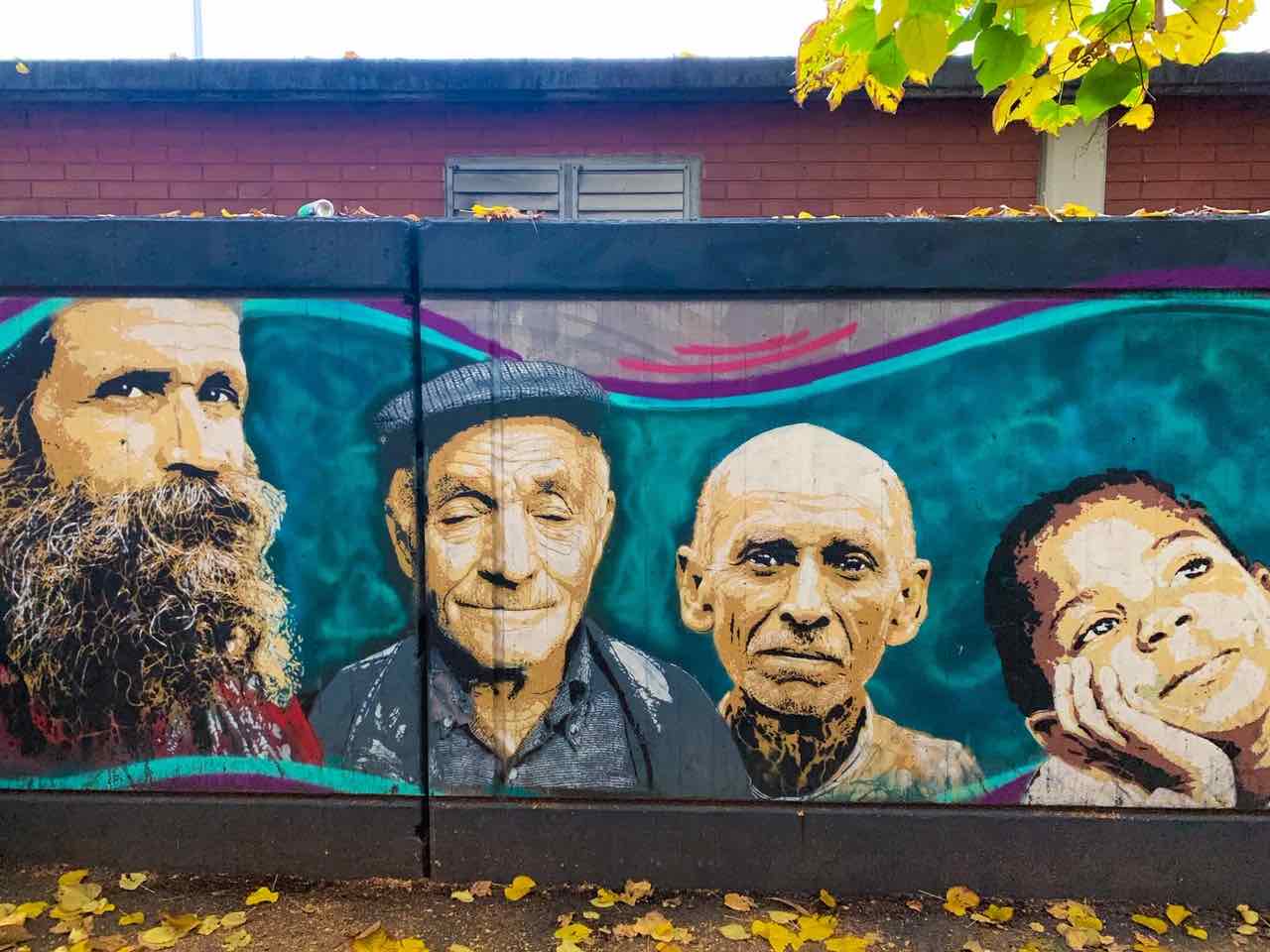 Murales di Reggio Emilia diritti umani