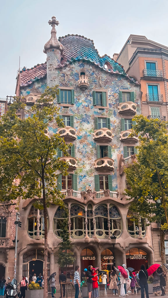 casa Batllò esterno da vedere a Barcellona in tre giorni