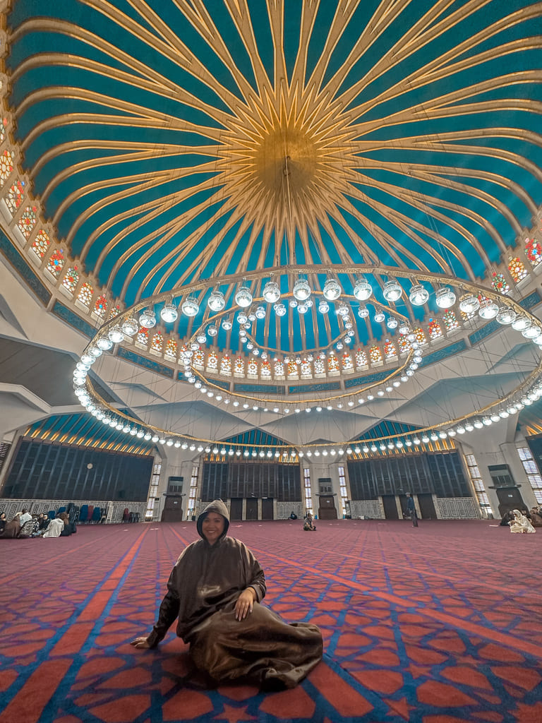 moschea blu Amman interno itinerario una settimana giordania